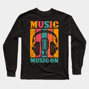 Music on Long Sleeve T-Shirt